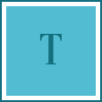 T icon